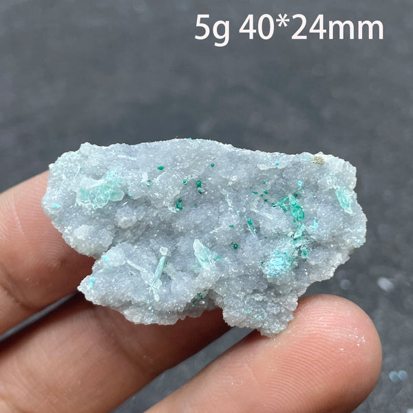 Blue Antlerite Quartz Crystal-ToShay.org