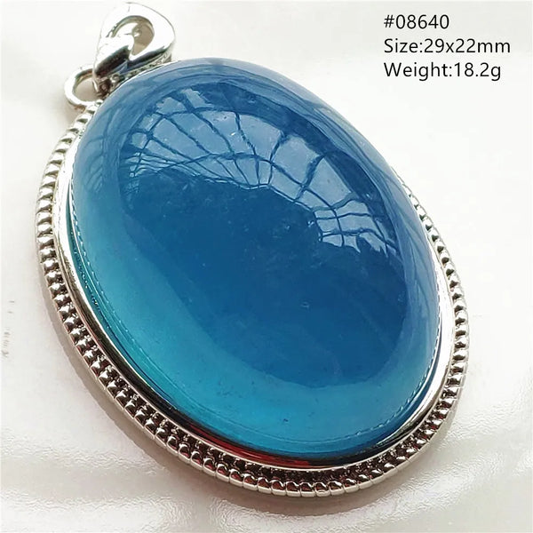 Blue Aquamarine Pendant-ToShay.org