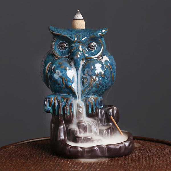 Owl Incense Burner-ToShay.org