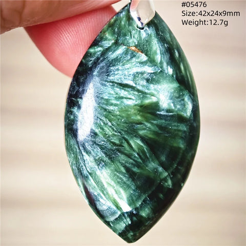 Green Seraphinite Pendant-ToShay.org