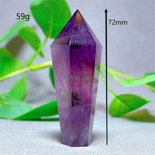 Purple Amethyst Wand Point-ToShay.org