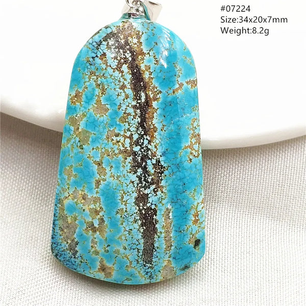 Blue Turquoise Pendant-ToShay.org