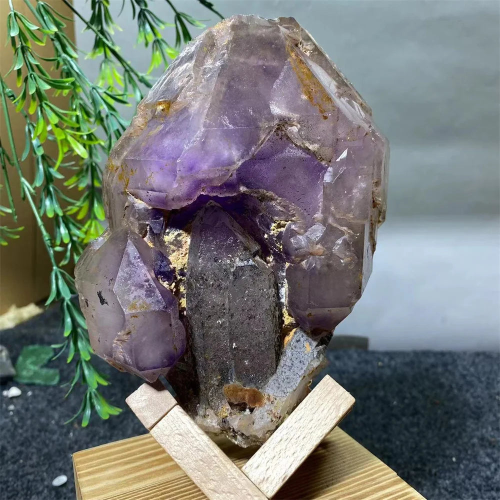 Purple Amethyst Backbone Quartz-ToShay.org
