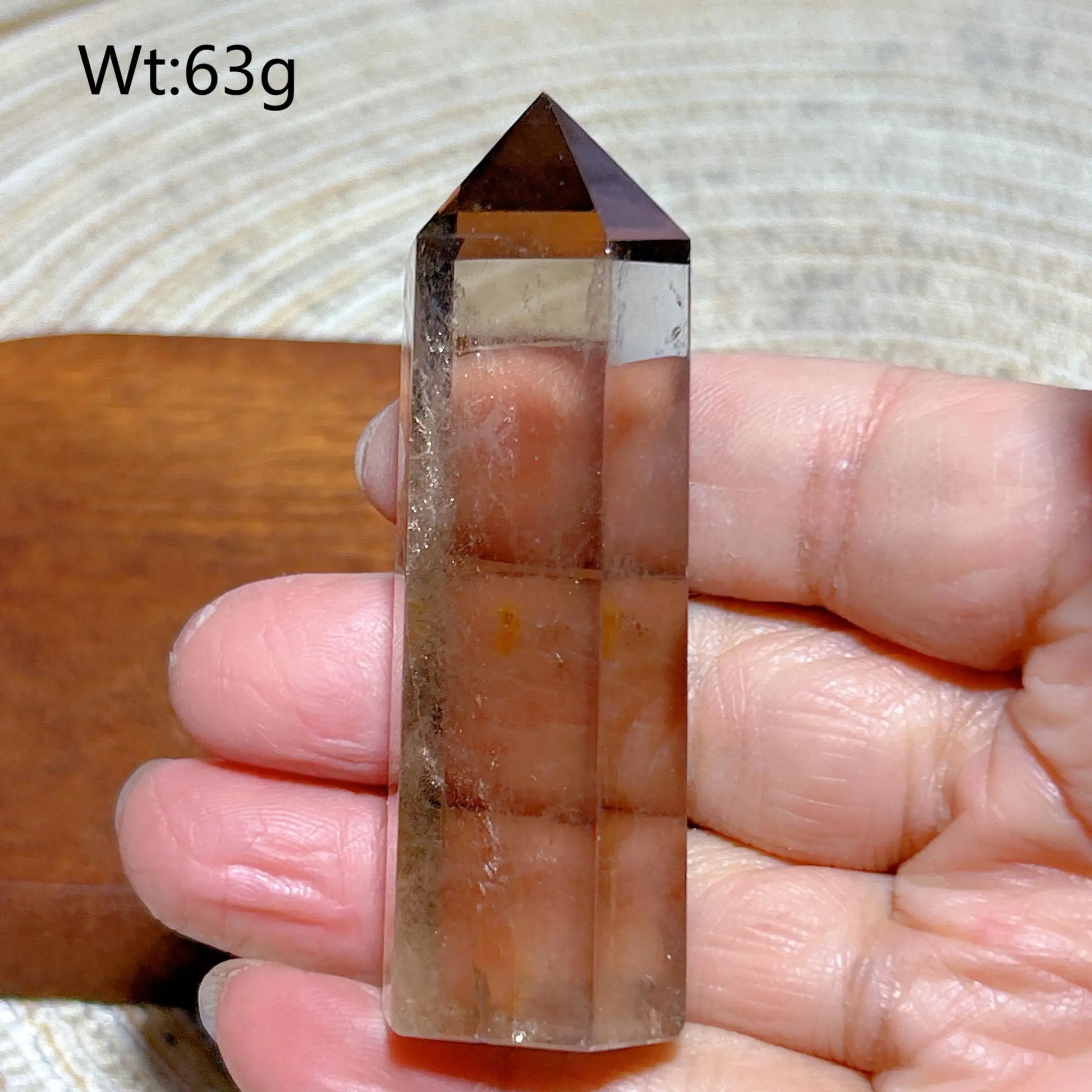 Smokey Rainbow Quartz Point-ToShay.org