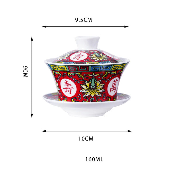Dehua Gaiwan Porcelain Tea Bowl-ToShay.org