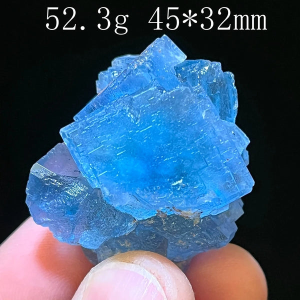 Blue Fluorite Crystal-ToShay.org