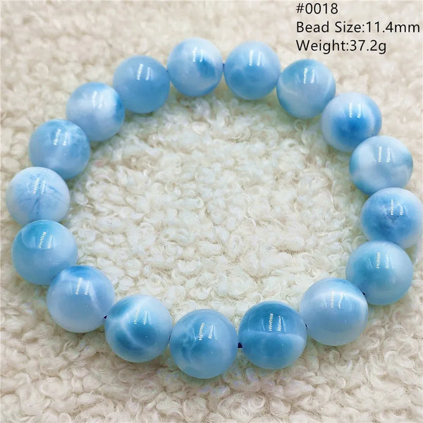 Blue Larimar Bead Bracelet-ToShay.org