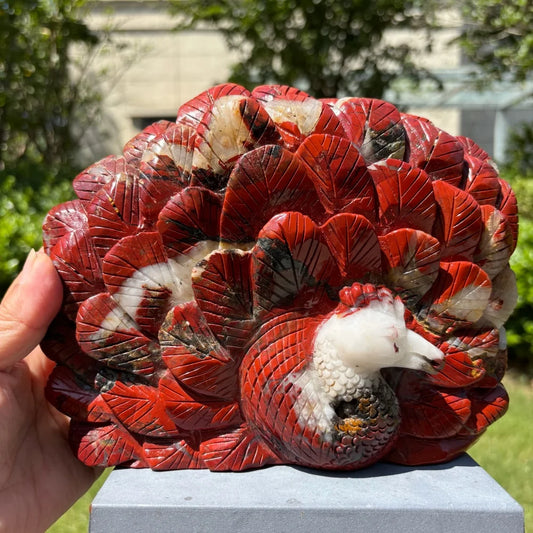 Red Jasper Peacock-ToShay.org