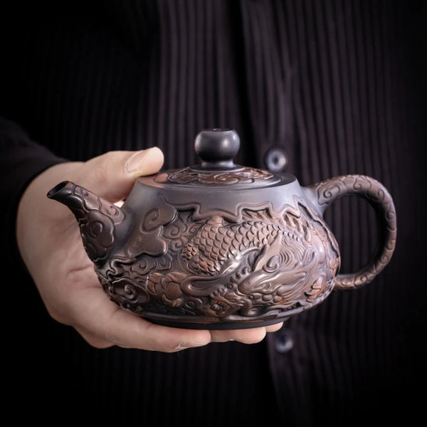 Dragon Pottery Teapot-ToShay.org