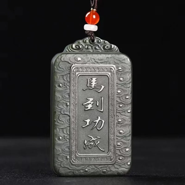 Black Jade Horse Pendant-ToShay.org