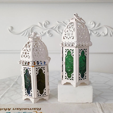 Stained Glass Candle Lanterns-ToShay.org