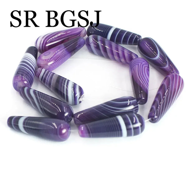 Mixed Stripe Agate Beads-ToShay.org
