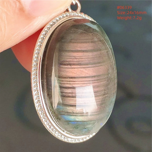 Blue Light Labradorite Pendant-ToShay.org