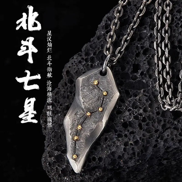 Silver Big Dipper Pendant-ToShay.org