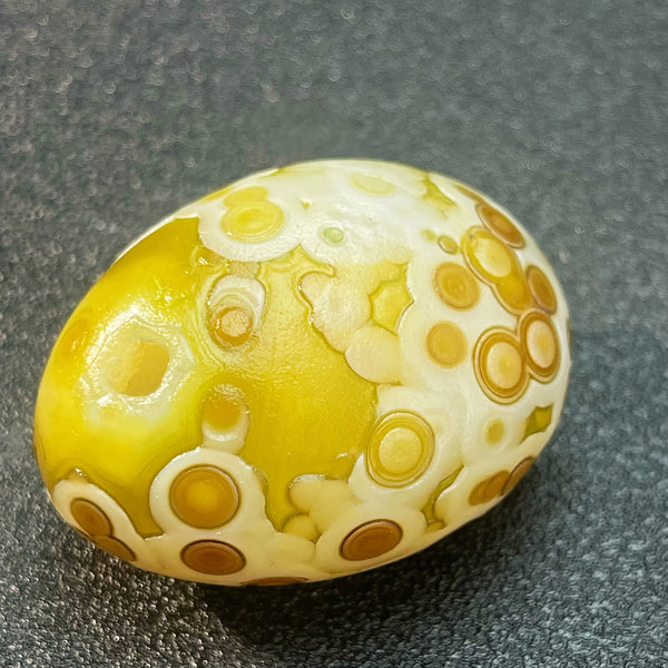 Yellow Flower Wishing Agate-ToShay.org