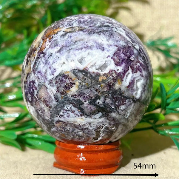 Purple Sphalerite Druzy Ball-ToShay.org