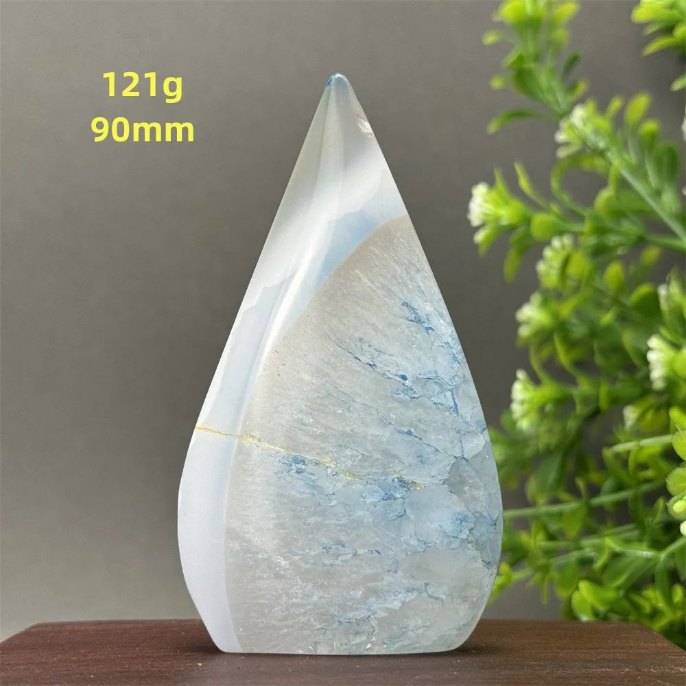 Blue Agate Torch-ToShay.org