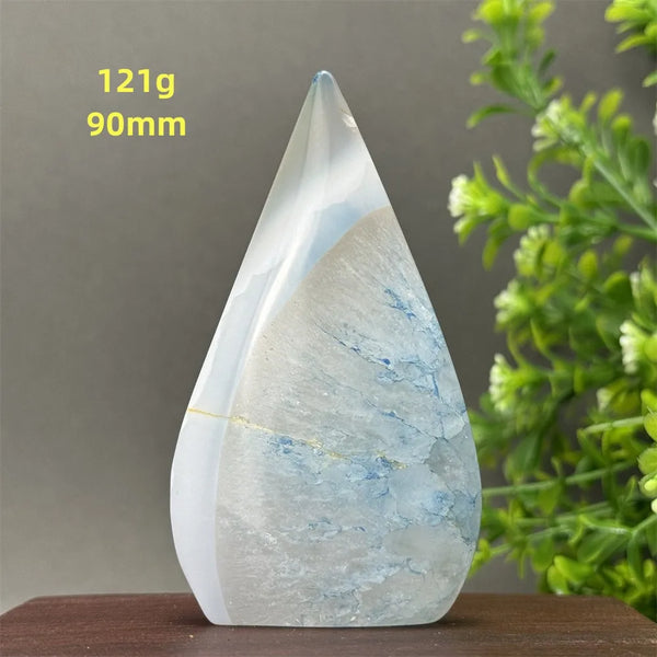 Blue Agate Torch-ToShay.org