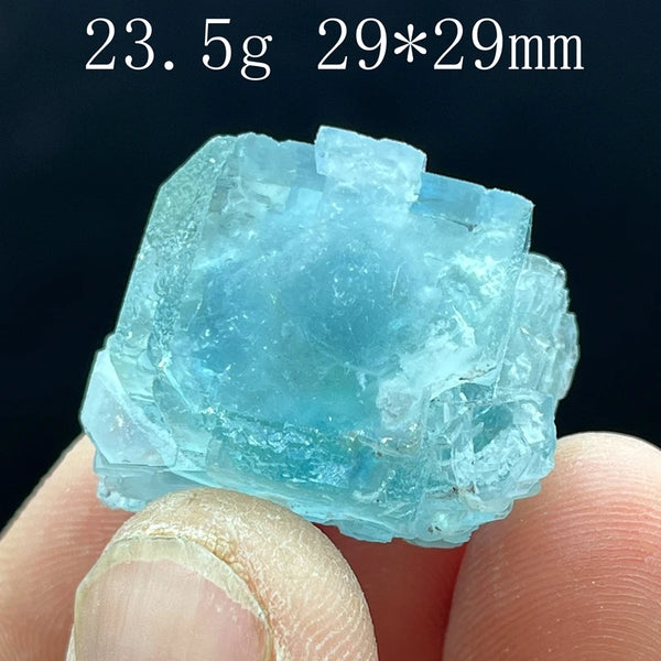 Blue Fluorite Crystal-ToShay.org