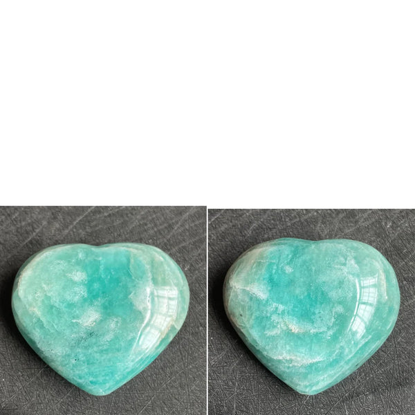 Blue Amazonite Heart-ToShay.org
