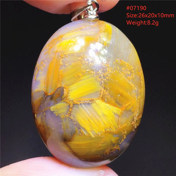 Blue Pietersite Chatoyant Pendant-ToShay.org