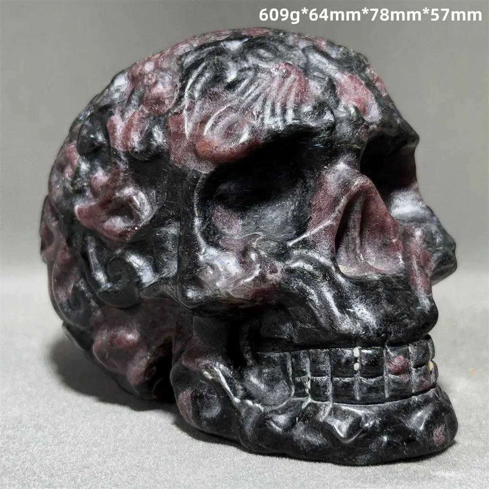 Red Garnet Symbiotic Skull-ToShay.org