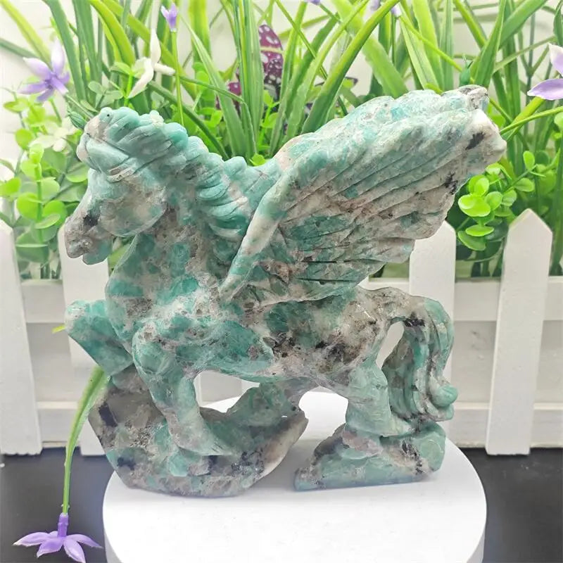 Blue Amazonite Unicorn-ToShay.org