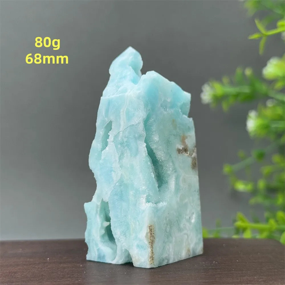 Blue Heteropolar Quartz Tower-ToShay.org