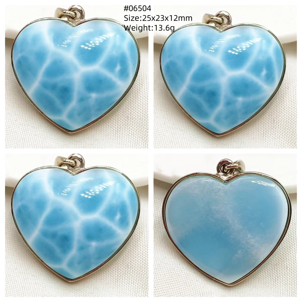 Blue Larimar Pendant-ToShay.org