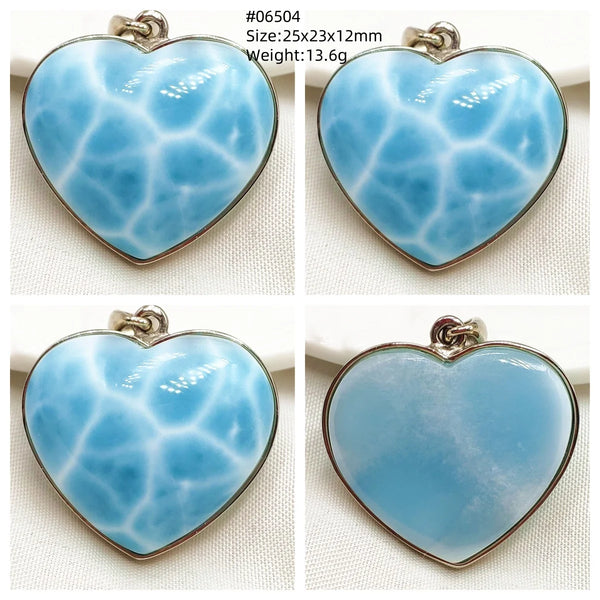 Blue Larimar Pendant-ToShay.org