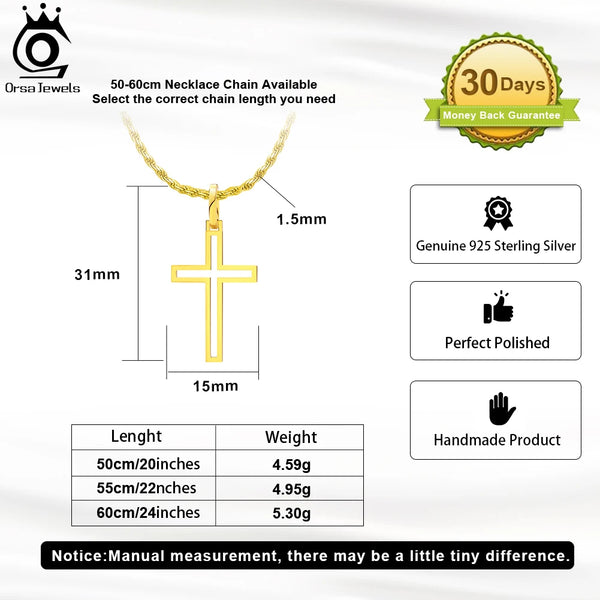 Silver Cross Pendant-ToShay.org