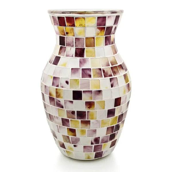 Mosaic Glass Vase-ToShay.org