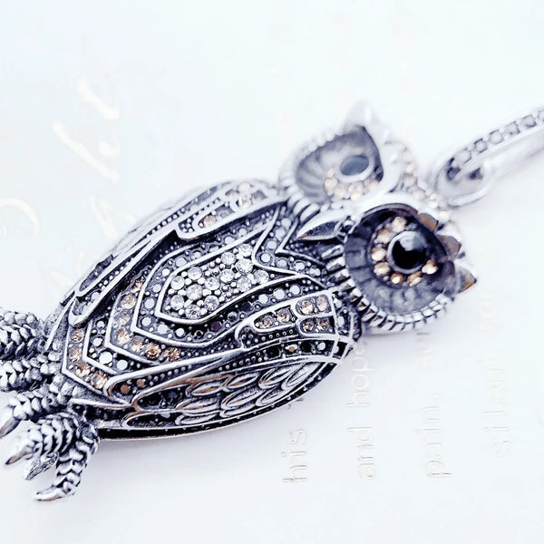 Silver Owl Pendant-ToShay.org