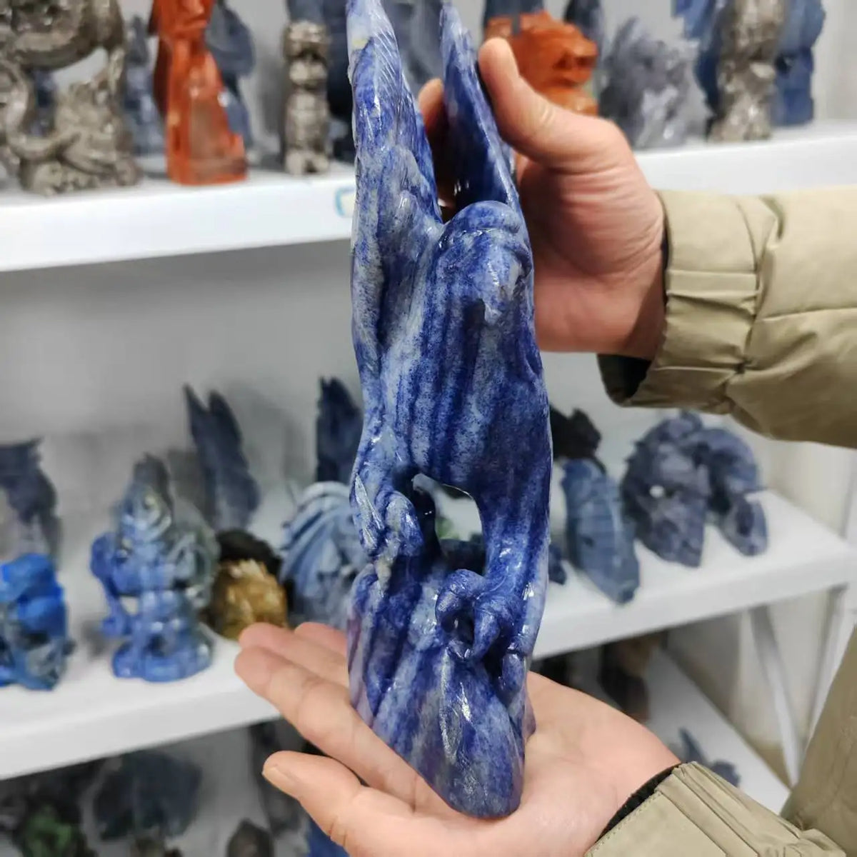Blue Lapis Lazuli Eagle-ToShay.org