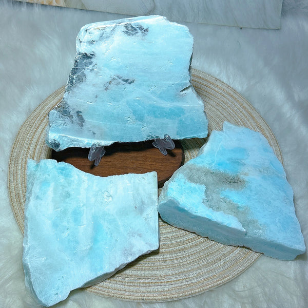 Blue Larimar Raw Stone-ToShay.org