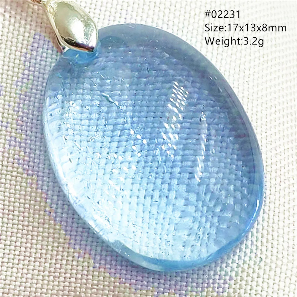 Blue Topaz Crystal Pendant-ToShay.org