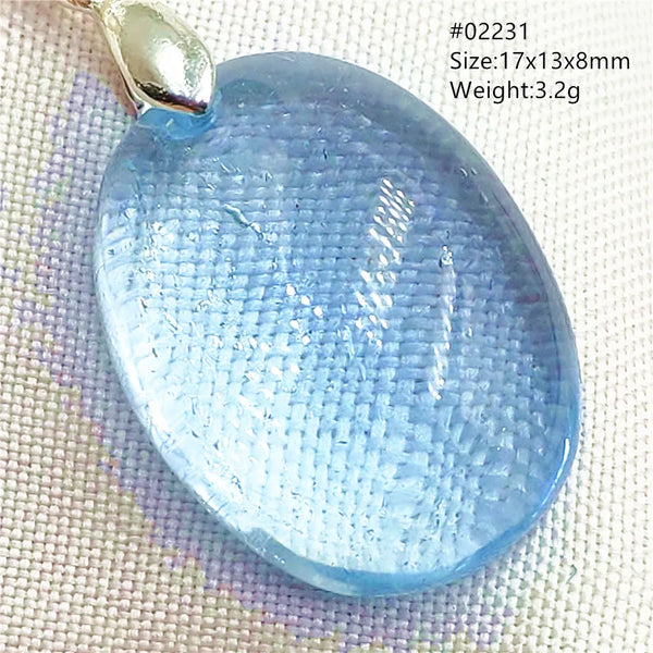 Blue Topaz Crystal Pendant-ToShay.org