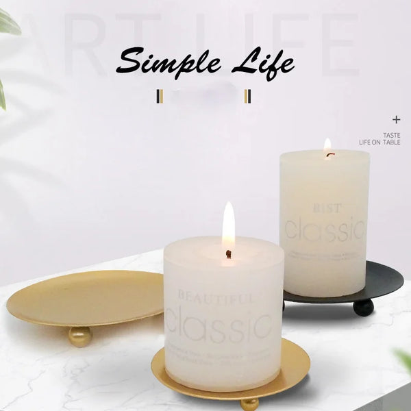 Mixed Plate Candle Stands-ToShay.org