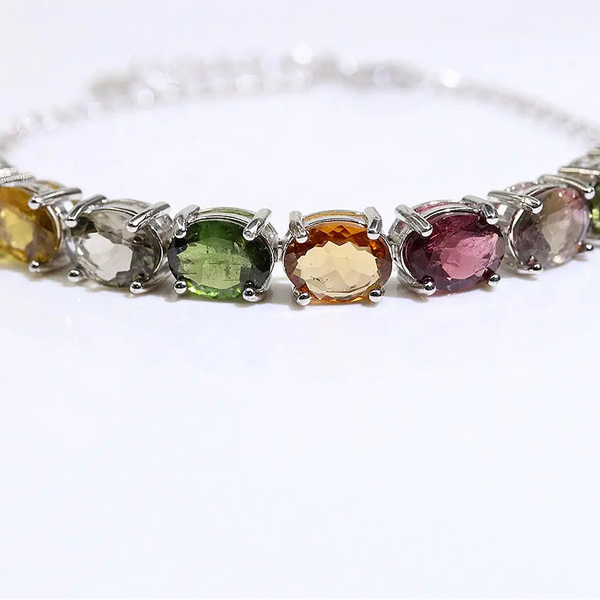 Mixed Tourmaline Bracelet-ToShay.org