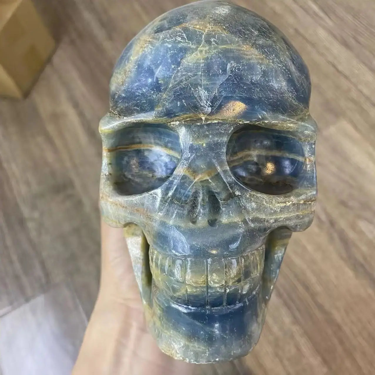 Blue Lux Crystal Skull-ToShay.org
