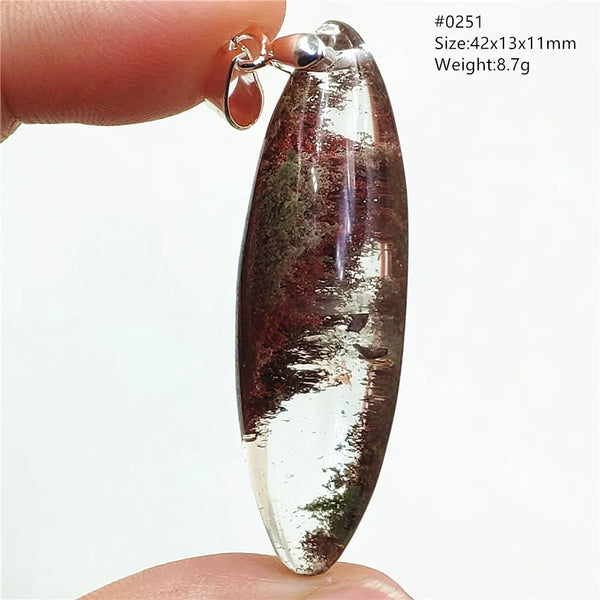 Green Phantom Quartz Pendant-ToShay.org