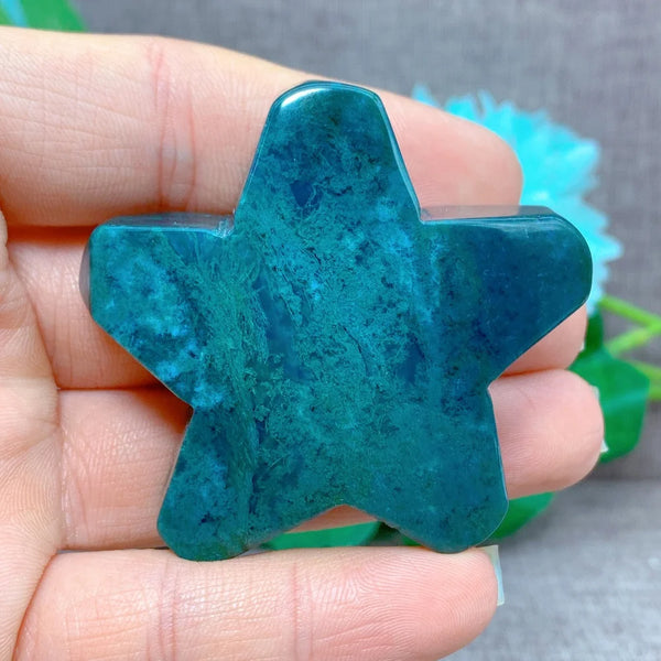 Green Moss Agate Star-ToShay.org