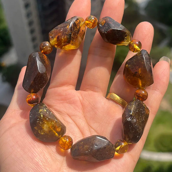 Yellow Amber Bracelet-ToShay.org
