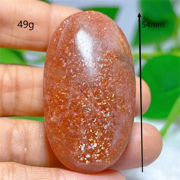 Gold Sunstone Palm Stone-ToShay.org