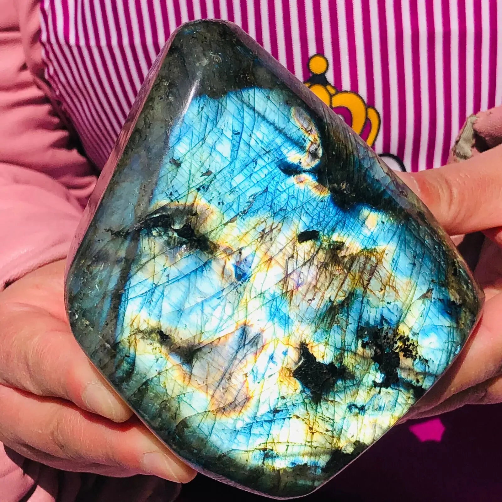 Blue Labradorite Quartz-ToShay.org