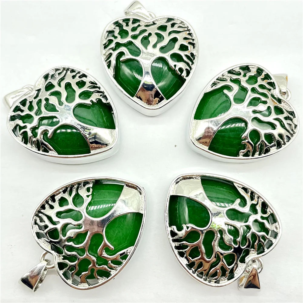 Mixed Crystal Tree Pendants-ToShay.org