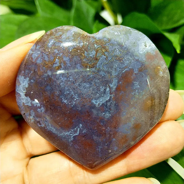 Green Moss Agate Heart-ToShay.org