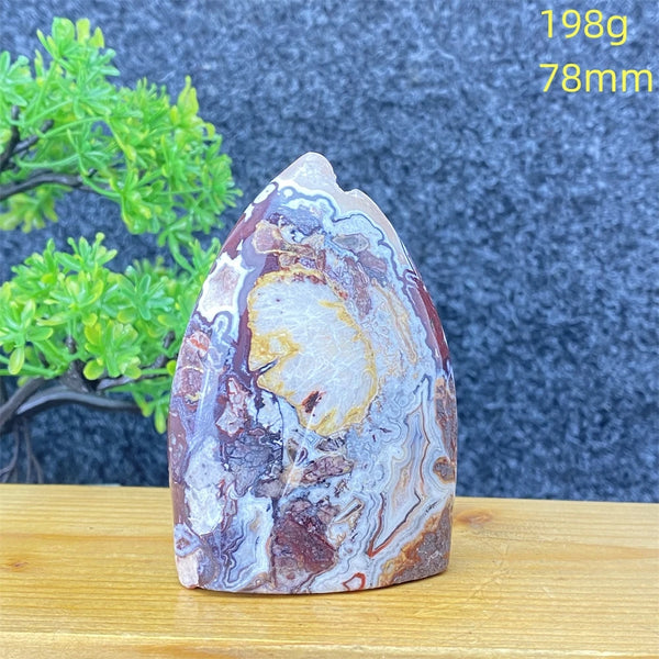 Blue Lace Agate Torch-ToShay.org