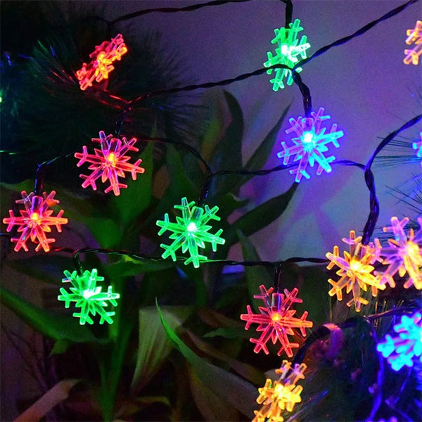 Snowflake Fairy Lights-ToShay.org