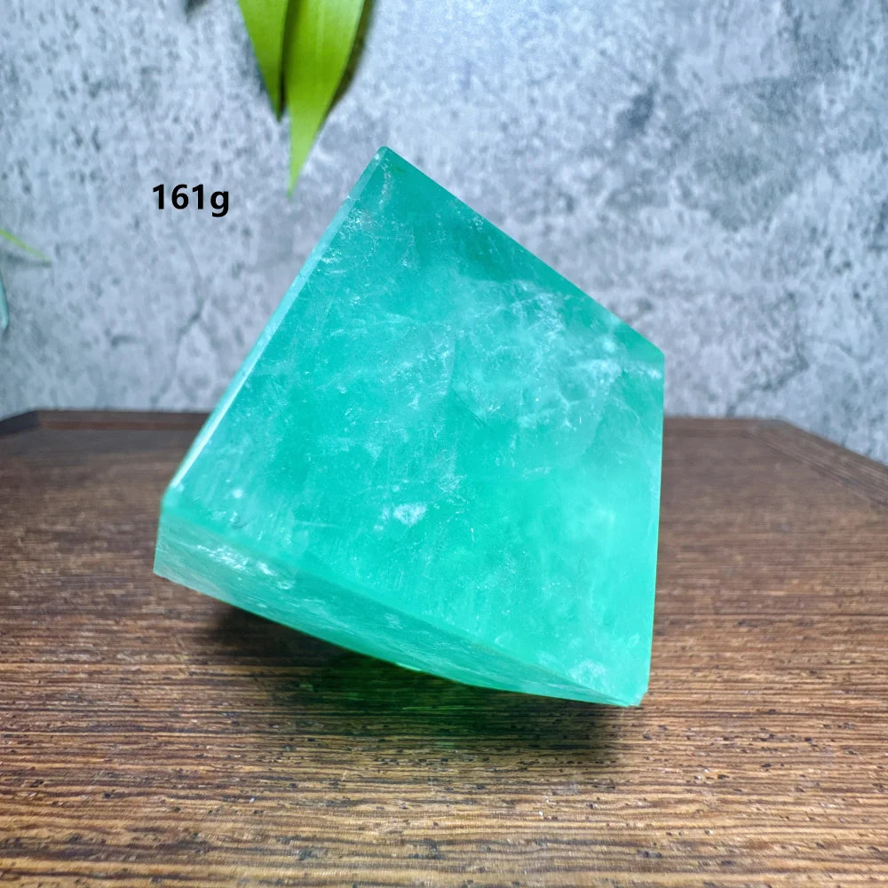 Green Fluorite Cube-ToShay.org